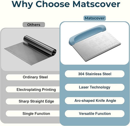 Bench Scraper Dough Cutter Tool