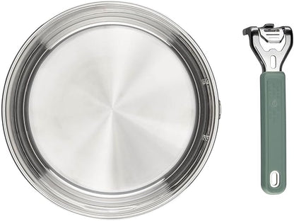 Gerber Gear ComplEAT Saute Pan - Portable Outdoor Saute Pan with Stainless Steel Construction - Premium Camp Cookware - Features Detachable Handle