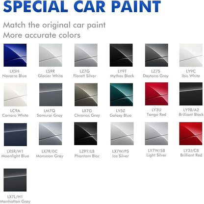 LX7L Manhattan Gray Touch Up Paint Compatible with Audi, DIY Car Paint Scratch Repair, Quick & Easy Fix Automotive Scratch Repair for Q5/Q6/Q8/A3/A4/A5/A6/A7/S4/S5/SQ5/E-Tron