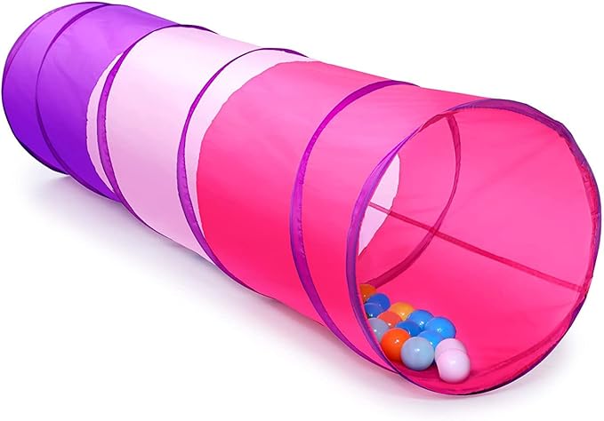 PigPigPen Kids Tunnel for Toddlers,Pop Up Play Tunnel Tent for Babies or Dogs, Indoor & Outdoor Toys for Kids Backyard Playset