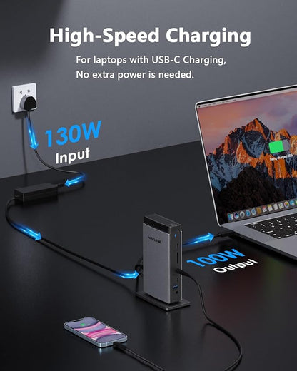 WAVLINK DisplayLink Docking Station 3 Monitors
