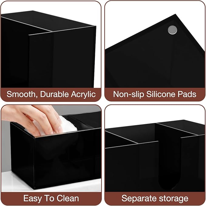 Acrylic Coffee Cup Holder for Countertop, 3 Slots Acrylic Coffee Bar