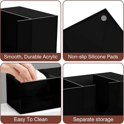 Acrylic Coffee Cup Holder for Countertop, 3 Slots Acrylic Coffee Bar