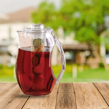 Large Fruit Infuser Water Pitcher – Shatterproof Acrylic Infusion Jug