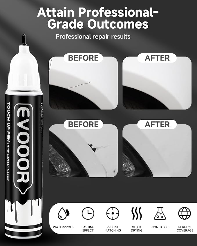 Touch Up Paint Compatible with Nissan Exact Match 2 in 1 Touch up Paint for Chips and Nicks Repair (Monarch Orange Metallic(EBB) Compatible with Kicks/Rogue-Sport/Sentra/Titan/Titan-XD/Versa/Versa-Note)