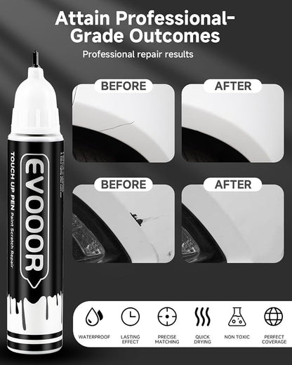 Touch Up Paint Compatible with Nissan Exact Match 2 in 1 Touch up Paint for Chips and Nicks Repair (Monarch Orange Metallic(EBB) Compatible with Kicks/Rogue-Sport/Sentra/Titan/Titan-XD/Versa/Versa-Note)