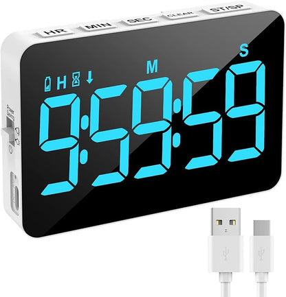 Rechargeable Digital Kitchen Timer