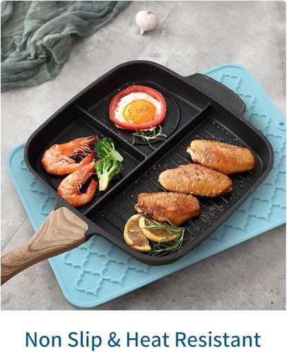 AMOAMI-Dish Drying Mats for Kitchen Counter-Silicone Dish Drying Mat-Kitchen