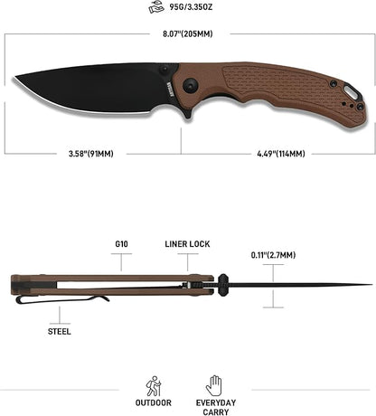 ARTISANCUTLERY Tradition V2, 1702M Brown