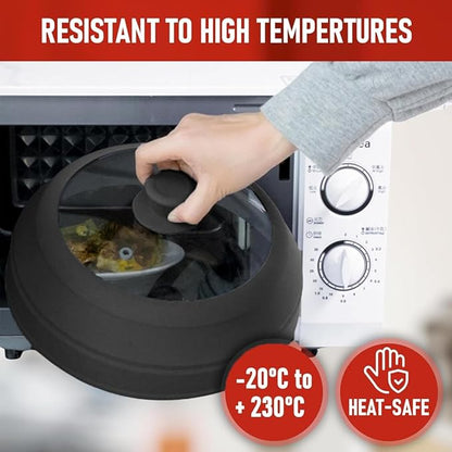 Microwave Splatter Cover Glass for Food