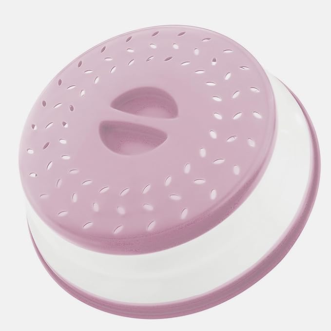 Collapsible Microwave Splatter Cover, 10.5 Inch, Dishwasher-safe, Microwave