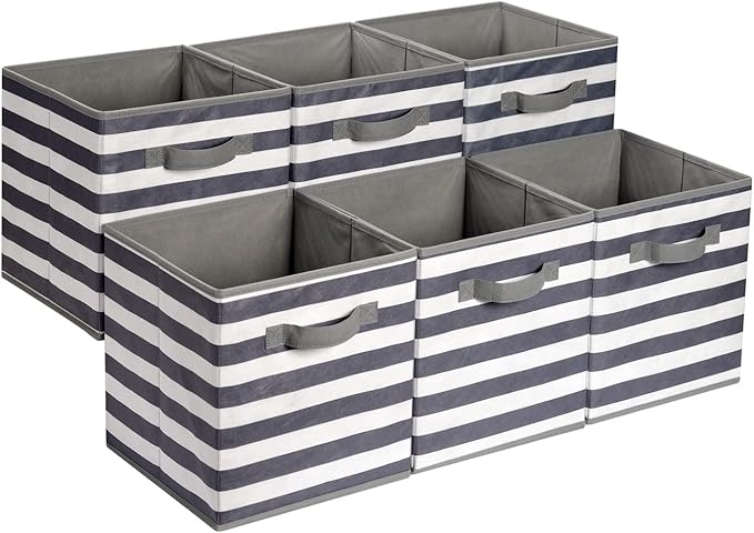 Amazon Basics Collapsible Fabric Storage Bins