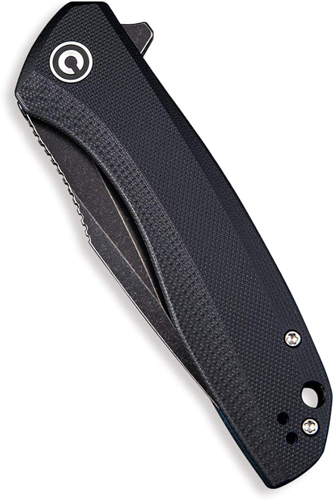 CIVIVI Folding Pocket Knife Baklash C801H (Double Black)