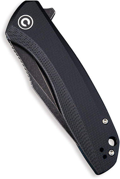 CIVIVI Folding Pocket Knife Baklash C801H (Double Black)