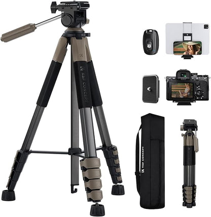 K&F CONCEPT Camera Tripod, Cellphone Clip
