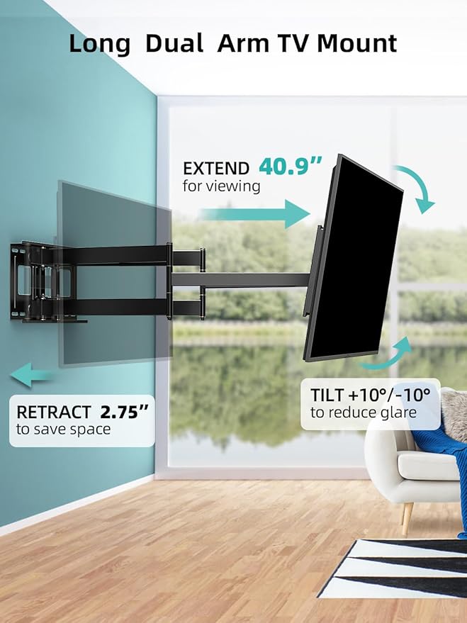 HCMOUNTING Heavy Duty TV Wall Mount
