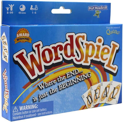 Set WordSpiel — Card Game — Make A Word Using Part of the Word Before — Family Fun Game Night — For Ages 8+