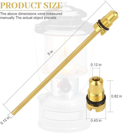 Check Valve and Air Stem Assembly Compatible with Coleman Stove Valve Parts for Fuel Lantern for Fuel Lantern or Stove - 2 Pcs