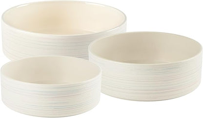 Pyrex 3-Piece Round Ceramic Bakeware Set, Lasagna Oven Pans,