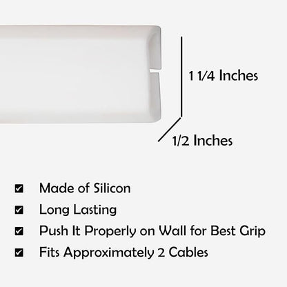 Rubber Bond TV Cord Hider Cable Protector