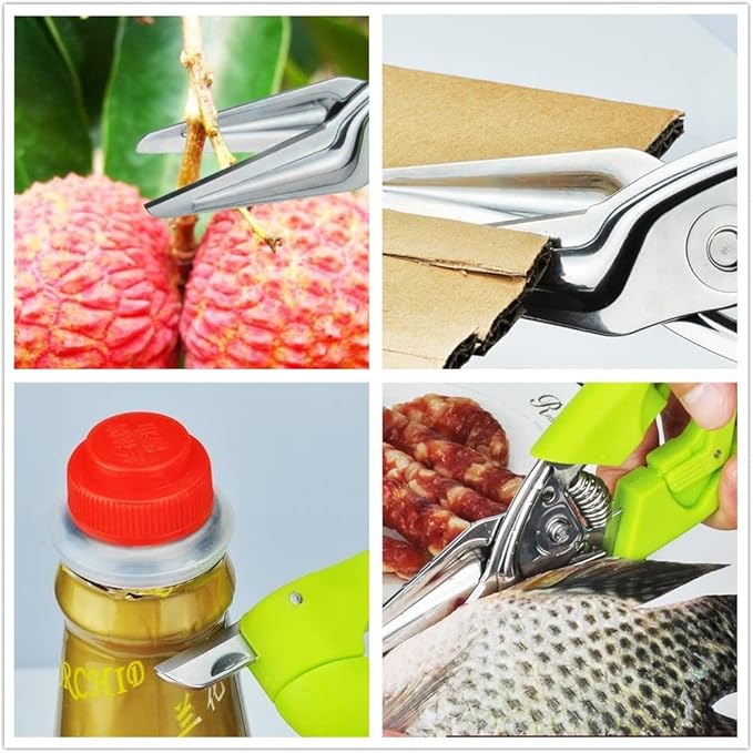 Multi Function Kitchen Garden Shears Spring-Loaded