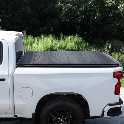 Syneticusa MB Retractable Tonneau Cover | 2007–2026 Tundra 6'6" (78.7") Standard Bed | 6063-T5 Aluminum | Double Lock | 3-Year Warranty | Waterproof Low Profile Hard Truck Bed Cover