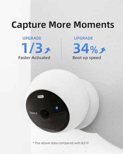 Noorio B211 Security Camera Indoor Outdoor Wireless 2K+ Bluetooth Camera