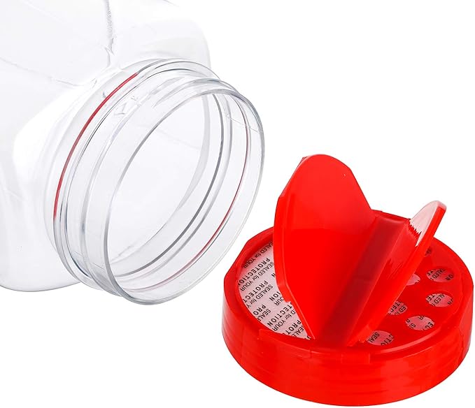 Yopay 8 Pack Large Spice Jar, 32oz Seasoning Shaker, Plastic Spice Container