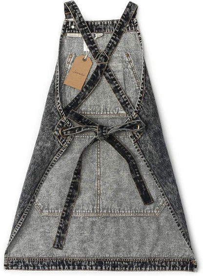 Jeanerlor - Denim Apron with Pockets