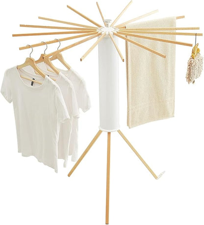 JOOM Tripod Clothes Drying Rack, Garment Rack Portable and Foldable Space