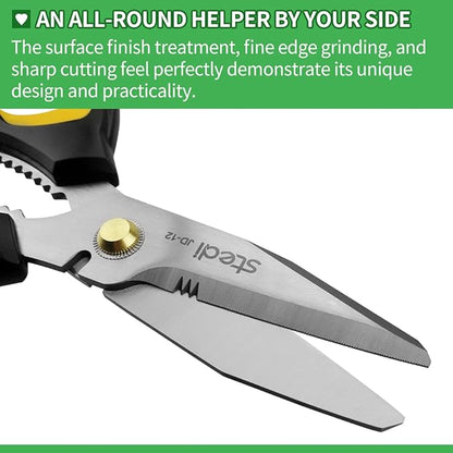 Stedi Scissors Heavy Duty 8-Inch, Sharp Stainless Steel Shears