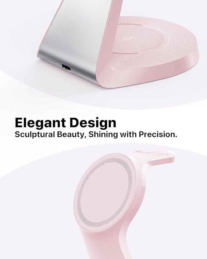 3 in 1 Charging Station for Apple Devices, Mag-Safe Charger Stand Fast Charging