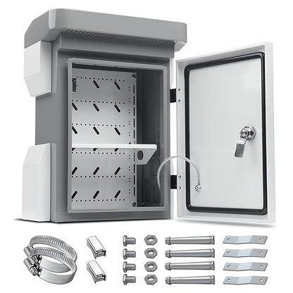 Outdoor Electrical Box, Cold-Rolled Steel Plate, Aluminum Alloy Back Beam