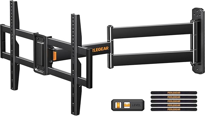 Perlegear Corner TV Wall Mount Long Arm TV Mount Bracket