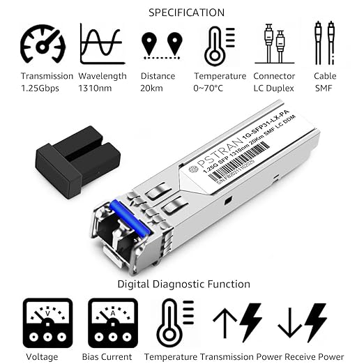OPSTRAN 1000BASE-LX/LH SFP Optical Transceiver Module Compatible