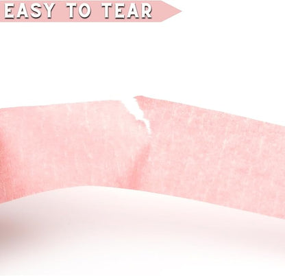 5 Rolls Pinstripe Tape - Masking Tape 1/16", 1/8", 1/4", 1/2", 3/4" - Thin Painters Masking Automotive Tape for DIY, Car, Auto, Paint, Art, Tumblers (Pink)