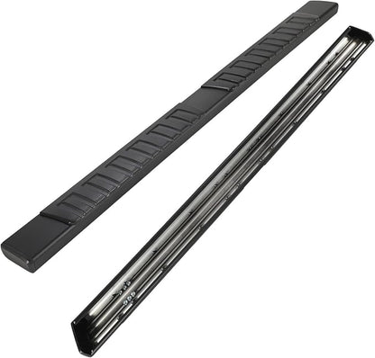 PZ 6" Running Boards Side Steps Compatible with 2019-2026 Chevy Silverado/GMC Sierra 1500 Crew Cab,2020-2026 Silverado/Sierra 2500/3500HD,500LBS No Drill Truck Running Boards Direct Fit Nerf Bar
