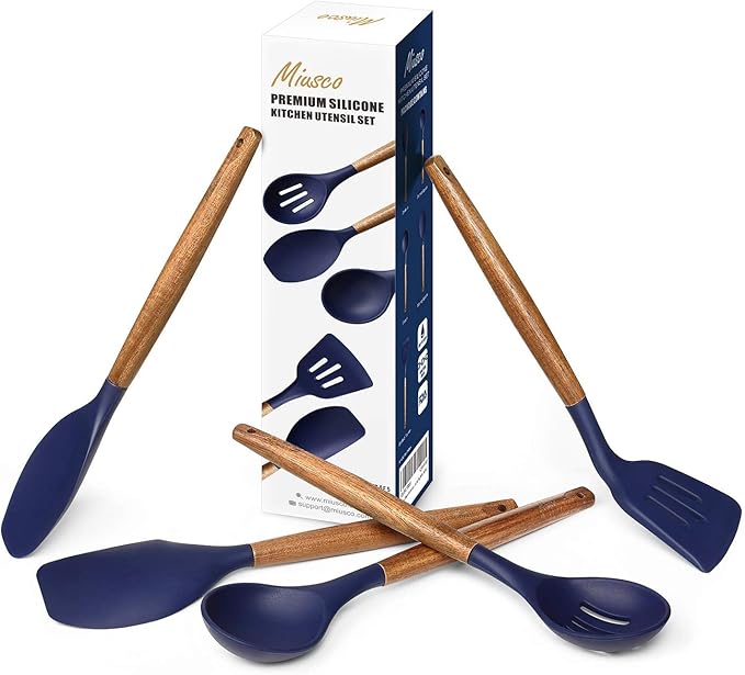 Non-Stick Silicone Kitchen Utensils Set