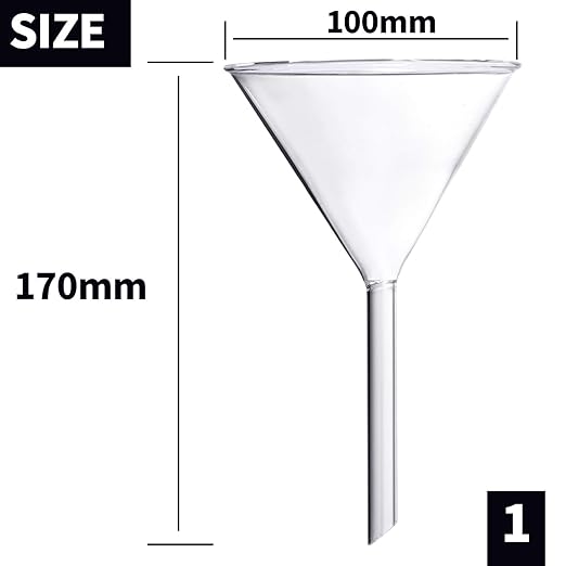 Glass Funnel Set, 50mm & 40mm Diameter