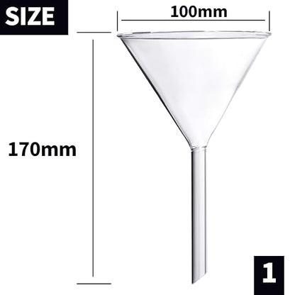 Glass Funnel Set, 50mm & 40mm Diameter