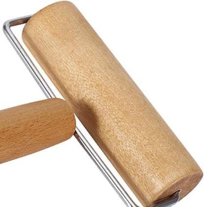 Small Rolling Pin, Pizza Dough Roller, Non Stick Wood Pastry Roller, Kitchen