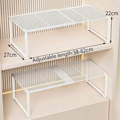 Extendable Metal Wire Shelf Organizer