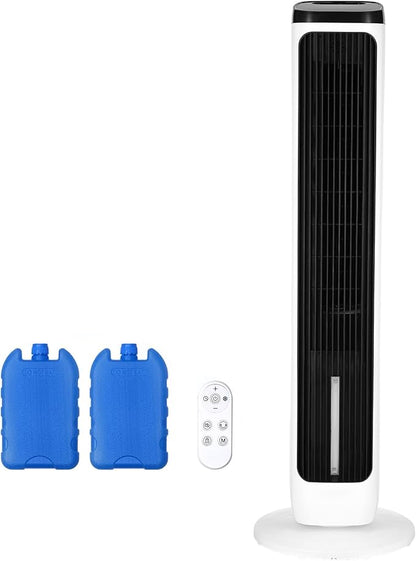 VEVOR Evaporative Air Cooler, Standing Fans that Blow Cold Air, 23.3ft/s 70°