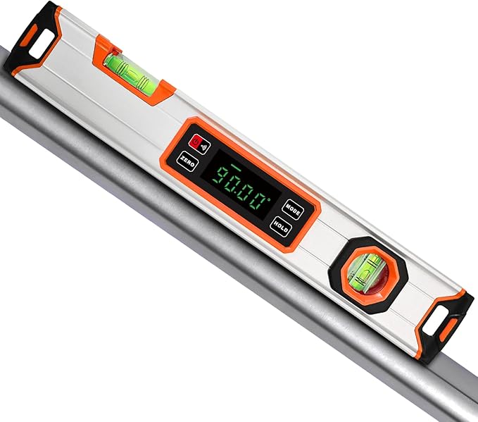 eOUTIL 15.7-Inch Digital Torpedo Level & Angle Finder – IP54 Waterproof