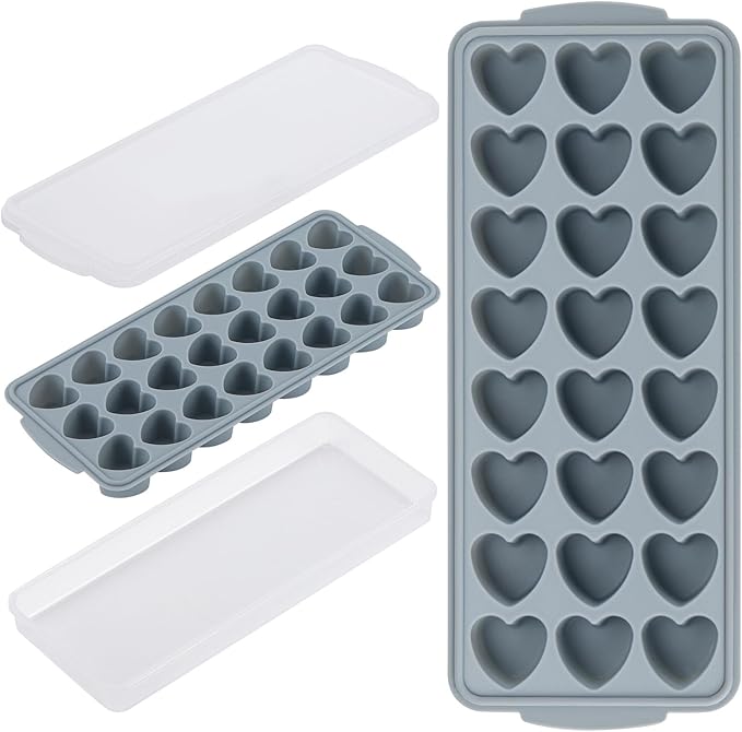 Heart Shaped Ice Cube Trays