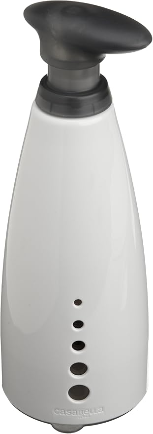 Casabella Sink Sider Soap Pump Bottle 14-Ounce Multipurpose Dispenser