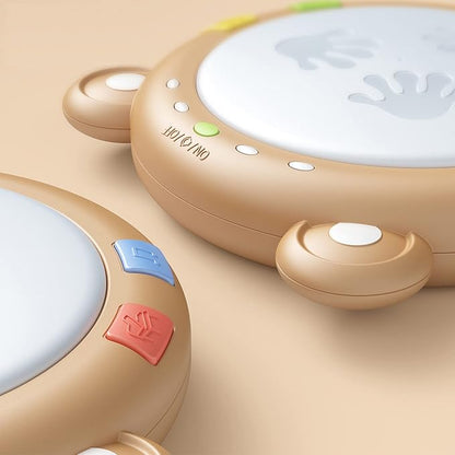 Baby Musical Toy, TUMAMA Electronic Drum Instruments with Light and Sound, Early Educational Development Songs Gift for Infants, Toddlers, Boys, Girls