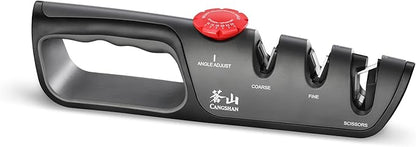 Cangshan 1026108 3-Stage Adjustable 14-24 Degree Professional Knife + Scissor