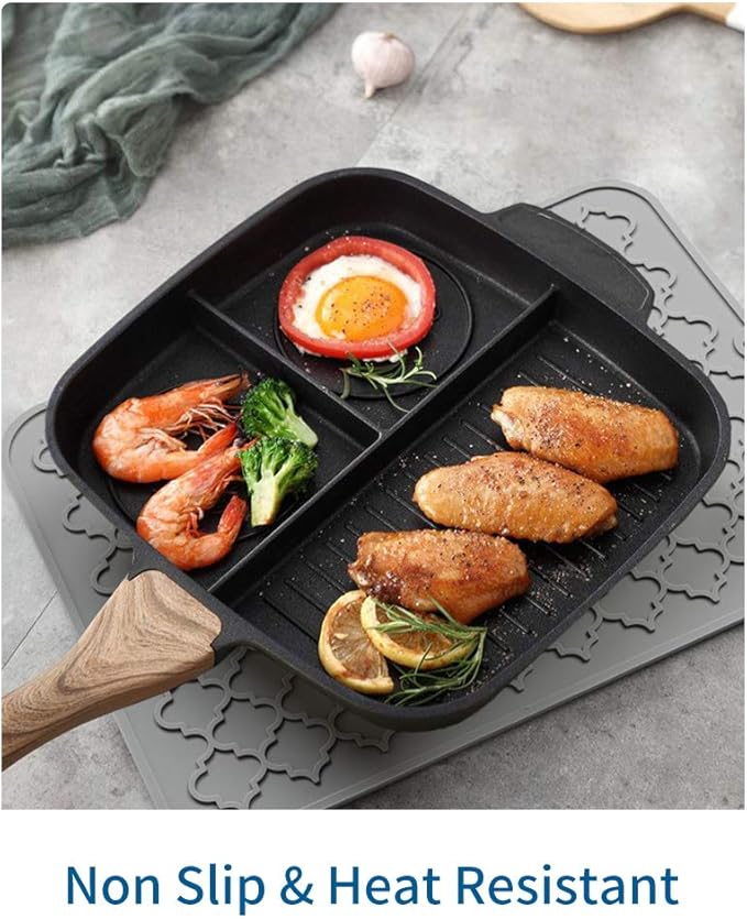 AMOAMI-Dish Drying Mats for Kitchen Counter-Silicone Dish Drying Mat-Kitchen