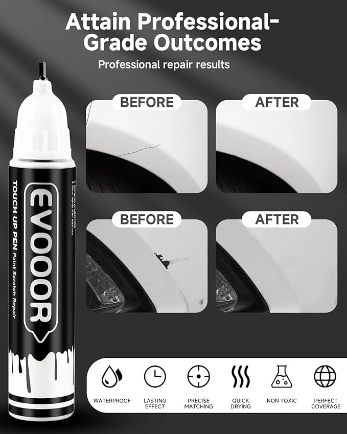 Touch Up Paint Compatible with Nissan Exact Match 2 in 1 Touch up Paint for Chips and Nicks Repair (Champagne Silver Metallic(KAY))